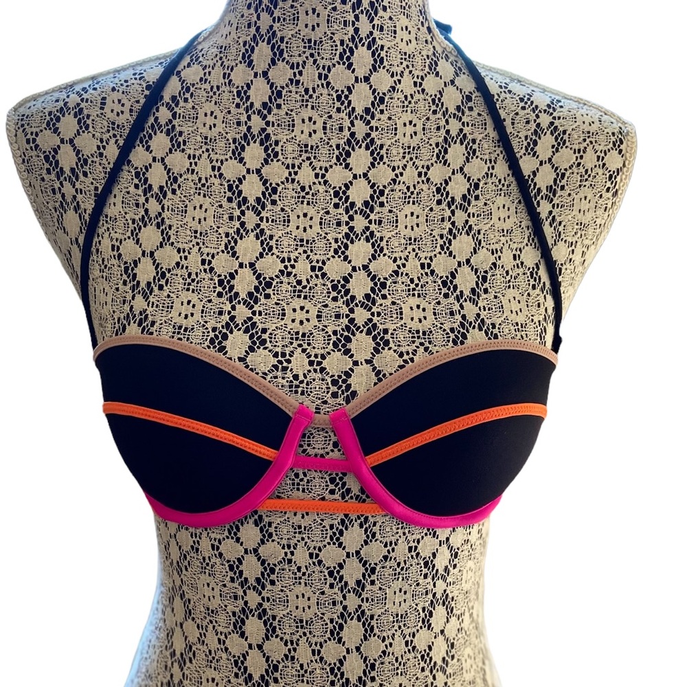 Victoria's Secret Bikini Top Size 32C Block colored